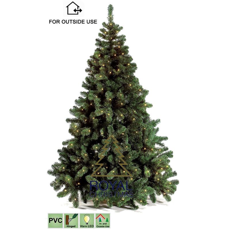 Artificial Christmas Tree Dakota Outdoor PVC Warm LED 5 feet
