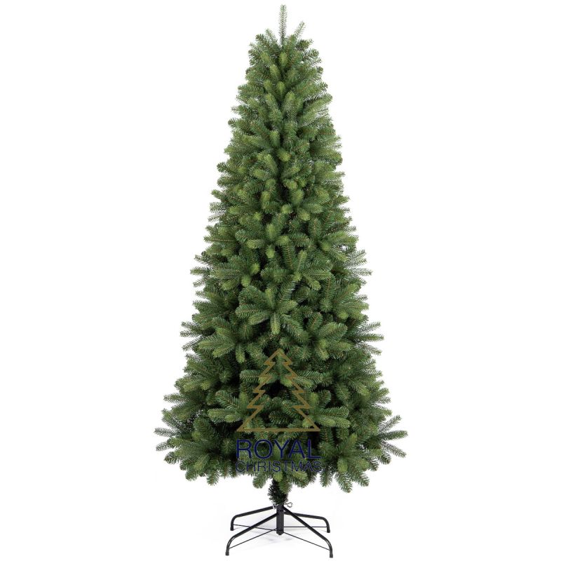 Extra Slim Artificial Christmas Tree Alaska PE / PVC Premium 180 cm
