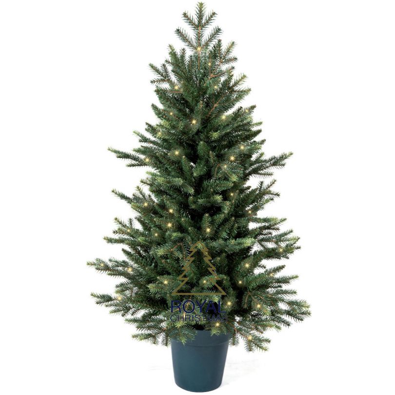 Mini Artificial Christmas Tree Mini Tree in POT Iowa PE / PVC 105